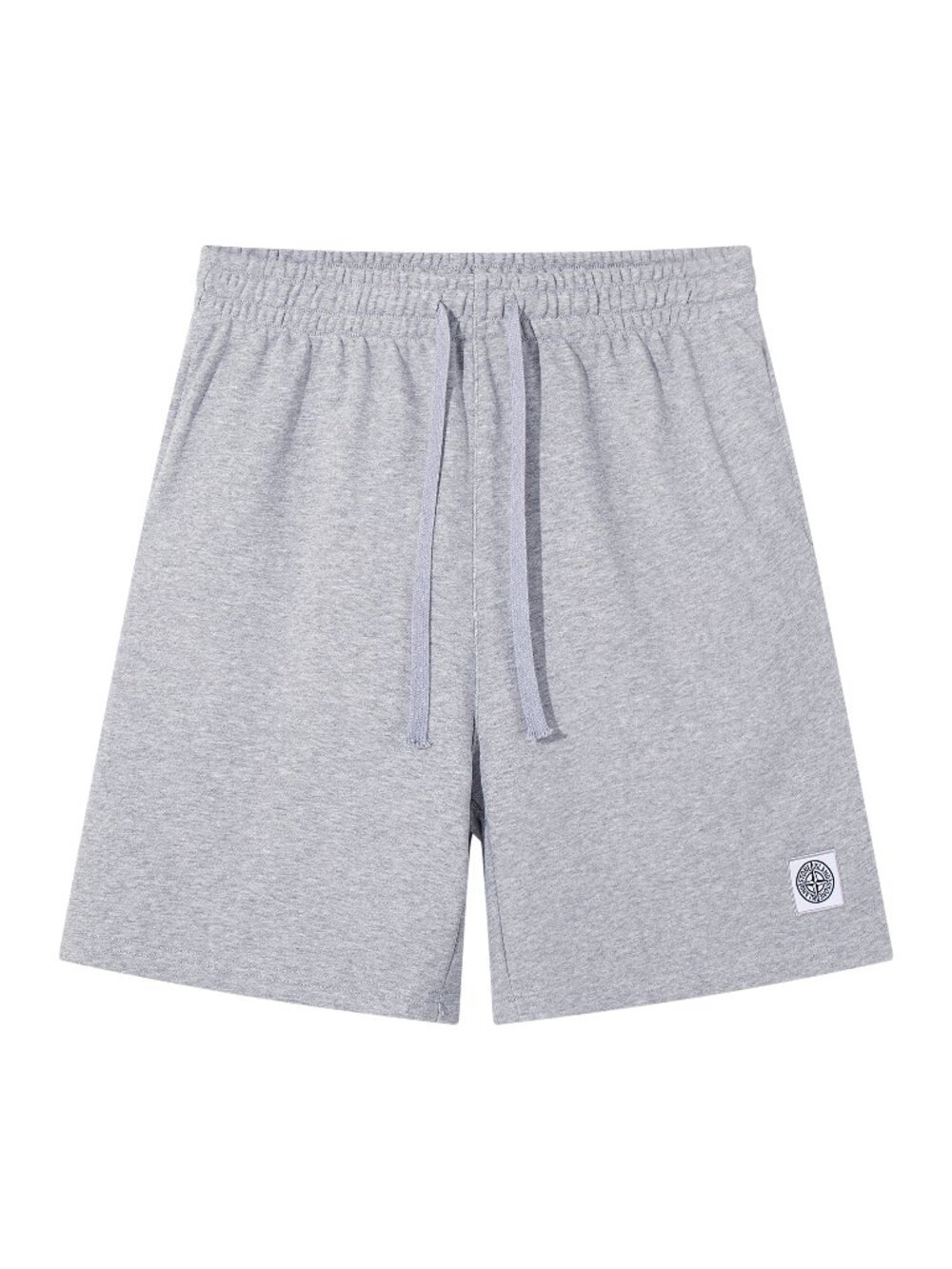 Stone Island Light Gray Athletic Shorts